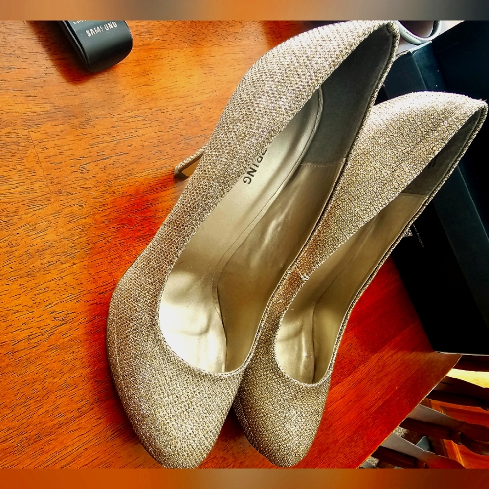 Gold heels